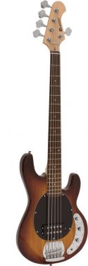 Dimavery MM-505 Electric Bass, 5-string, sunburst