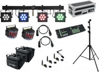 Eurolite Set LED KLS-3002 + Laser Derby Mobile Bundle