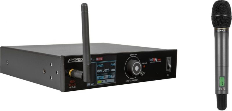 PSSO Set WISE ONE + Dyn. Wireless Microphone 823-832/863-865MHz