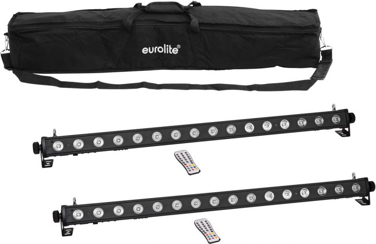 Eurolite Set 2x LED PIX-16 QCL Bar + Soft Bag