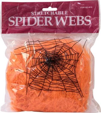 Europalms Halloween spider web orange 100g