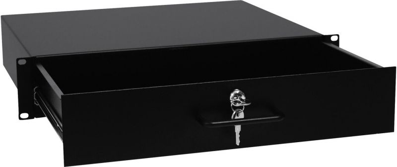 Omnitronic Rack Drawer with lock 2U