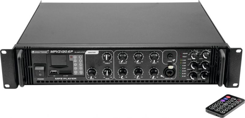 Omnitronic MPVZ-120.6P PA Mixing Amplifier
