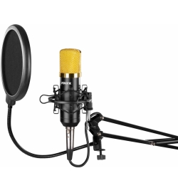 CMS400B Studio Sæt / Kondensatormikrofon med stativ og popfilter TILBUD NU
