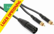 CX58-3 Cable XLR Male - 2x RCA Male 3.0m