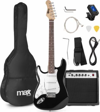 GigKit Electric Guitar Pack Black Left Handed