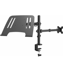 CMA10L Single Monitor Arm 13”- 32” with Laptop stand TILBUD NU