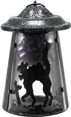 Halloween Dekoration, Lanterne med Kat, 23 cm