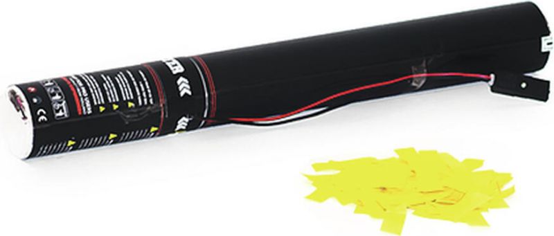 TCM FX Electric Confetti Cannon 50cm, yellow