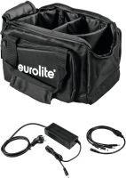 Eurolite Set SB-14 Soft-Bag + Charger 4x AKKU Flat Light 1
