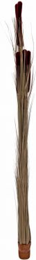 Europalms Reed grass cattails, dark-brown, artificial, 152cm