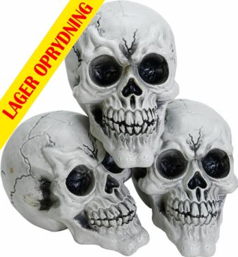 Halloween Dekoration, Kranie, 3x