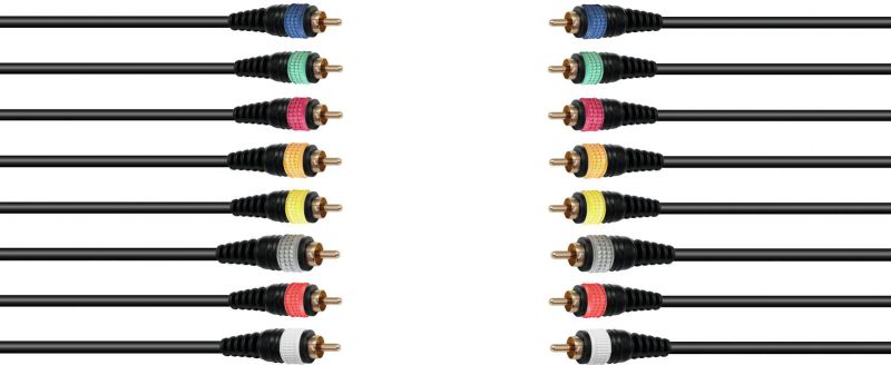 Omnitronic Snake cable 8xRCA/8xRCA 15m