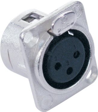 NEUTRIK XLR Mounting Socket 3-pin NC3FDL-1