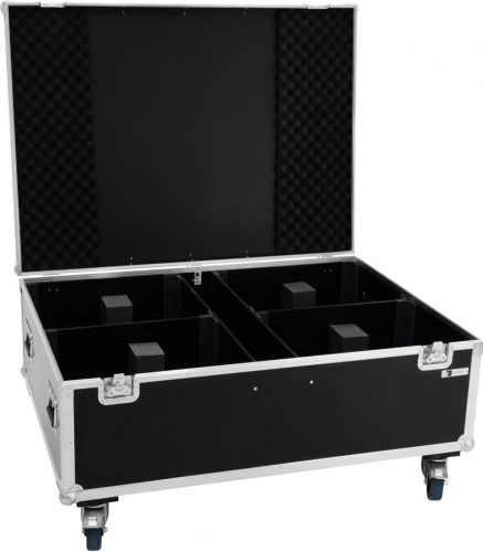 Roadinger Flightcase 4x THA-250F with wheels