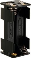 Batteriholder til 4 x AAA bat. (m. loddeflige) Batteriholder til 4 x AAA bat. (m. loddeflige)