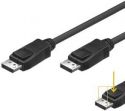 DisplayPort kabel - 20 pol han til 20 pol han, Sort (1m) DisplayPort kabel - 20 pol han til 20 pol han, Sort (1m)