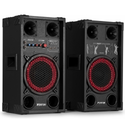 Højttalersæt med indbygget forstærker SPK-108, 8" bas / 400 Watt / Bluetooth / T
