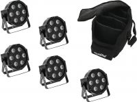 Eurolite Set 5x LED SLS-7 HCL Spot + Soft Bag