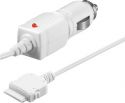 12/24V billader til iPhone/iPod 1000mA, Hvid (1,5m spiral) 12/24V billader til iPhone/iPod 1000mA, Hvid (1,5m spiral)