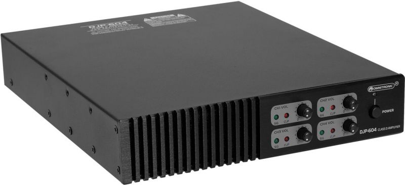 Omnitronic DJP-604 4-channel Class D Amplifier
