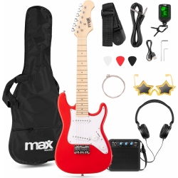 Komplet GigKit Junior 1/4 Elguitar Pakke – Alt-i-Én Startkit til Yngre Guitarist