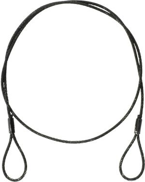 Eurolite Steel Rope (SC) 900x3mm black without quick link