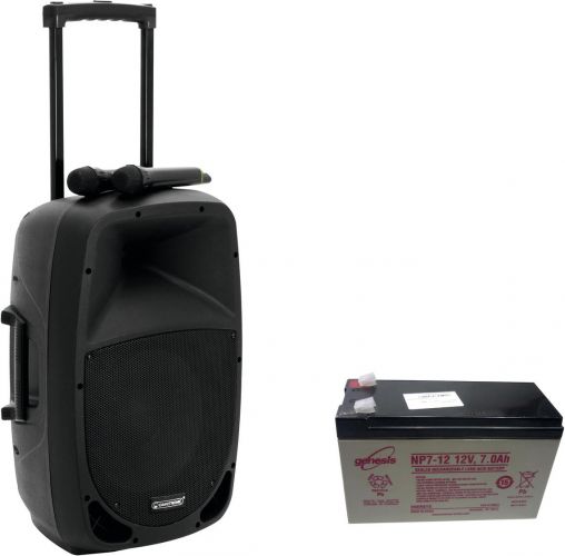 Omnitronic Set MES-12BT2 + Battery