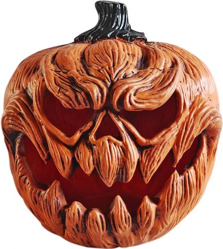 Halloween Dekoration, Grinende Græskar, 25cm