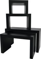 Europalms LEICHTSIN DECO TABLES, black
