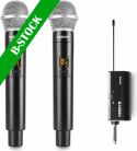 WM552 Dual Wireless Microphone Plug-and-Play Set UHF "B-STOCK" WM552 Dual Wireless Microphone Plug-and-Play Set UHF "B-STOCK"