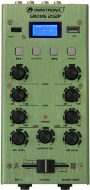 Omnitronic GNOME-202P Mini Mixer green