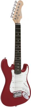 Dimavery J-350 Electric Guitar ST, red