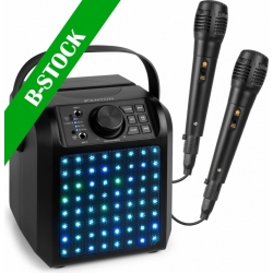 KAR50B Karaoke Speaker with LED Light Effect Black "B-STOCK" TILBUD NU