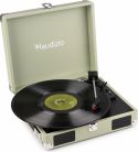 RP111G Record Player Briefcase Green