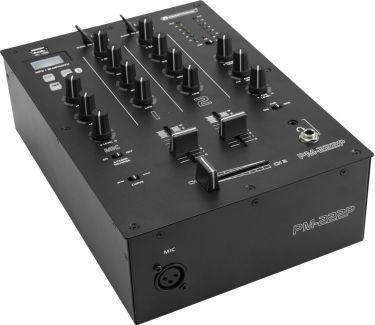Omnitronic PM-222P 2-channel DJ Mixer with Player