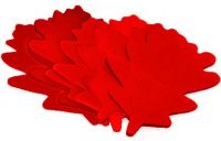 TCM FX Slowfall Confetti Oak Leaves 120x120mm, red, 1kg