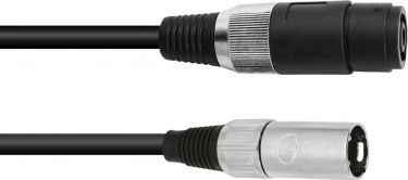 Omnitronic Adapter Cable Speaker(F)/XLR(M) 1m bk