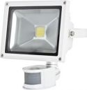 PEREL - LED facadespot m. PIR - 20W EPISTAR, Varm Hvid (3000K), Hvid PEREL - LED facadespot m. PIR - 20W EPISTAR, Varm Hvid (3000K), Hvid