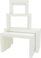 Europalms LEICHTSIN DECO TABLES, white