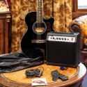 ShowKit Electric Acoustic Guitar Pack Black ShowKit Electric Acoustic Guitar Pack Black