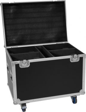 Roadinger Flightcase 4x TMH-W400 with wheels