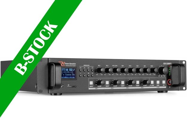 PDV120MP3 PA Mixer Amplifier 120W/100V 4 zones "B-STOCK"