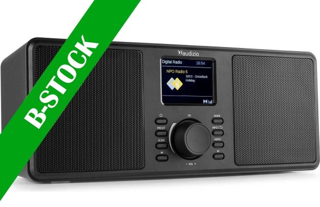 Monza DAB+ Stereo Radio Black "B-STOCK"