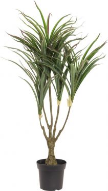 Europalms Dracena, green-red, artificial, 90cm