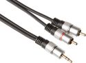 Velleman - Audiokabel - 3,5mm st. JACK han > 2 x RCA(Phono) han (10m) Velleman - Audiokabel - 3,5mm st. JACK han > 2 x RCA(Phono) han (10m)