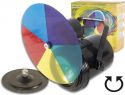 PAR36 pinspot + farvehjul + motor PAR36 pinspot + farvehjul + motor