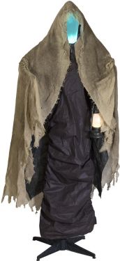 Halloween Dekoration, Animeret Figur med Lys- og Lydeffekter, Skæbnens Høstmand, 165cm