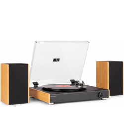 Pladespiller / RP335BB Vintage / 2 eksterne højttalere / God Stereolyd / Bluetoo