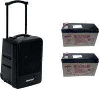 Omnitronic Set MOM-10BT4 Modular Wireless PA System + 2x Battery